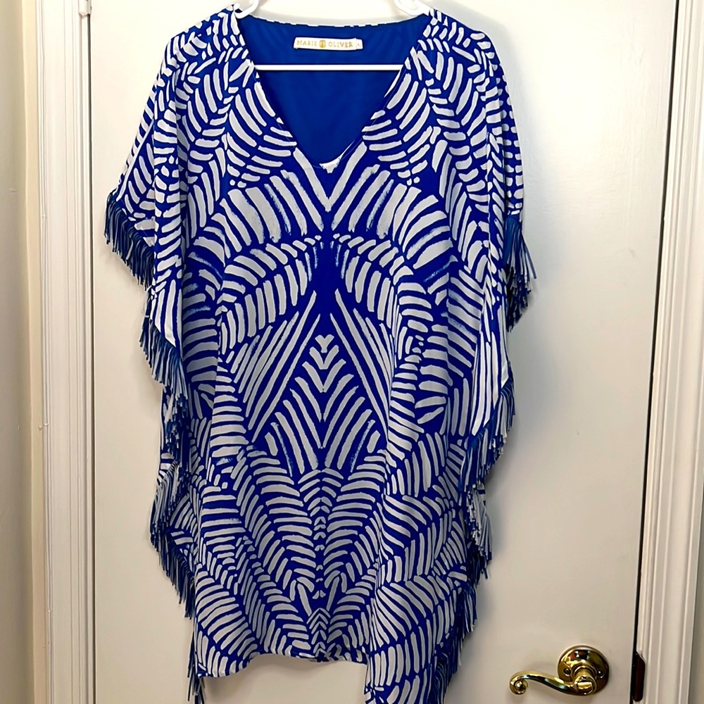 Marie Oliver silk caftan dress S‎